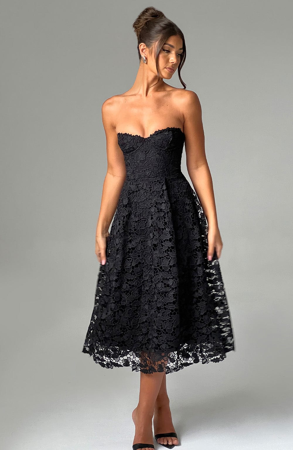 Vestido Midi Ishani - Negro
