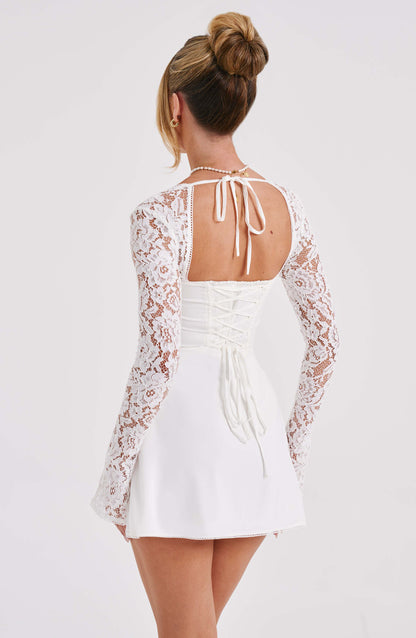 Vestido Mini Jacinta - Marfil