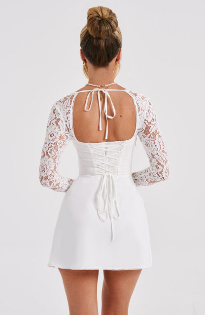 Vestido Mini Jacinta - Marfil