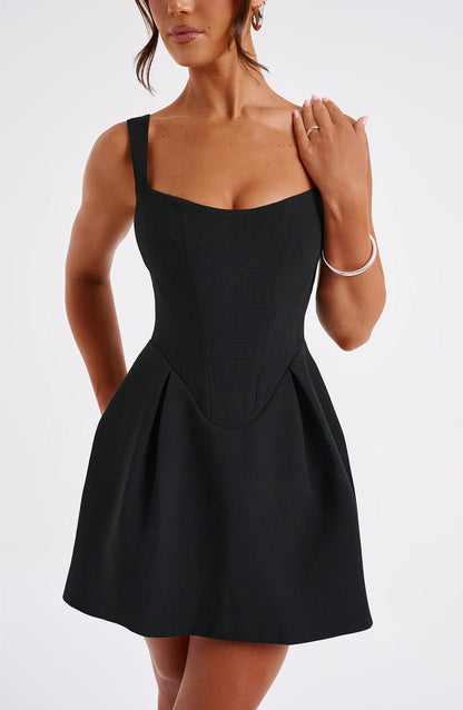 Vestido Mini Janiyah - Negro