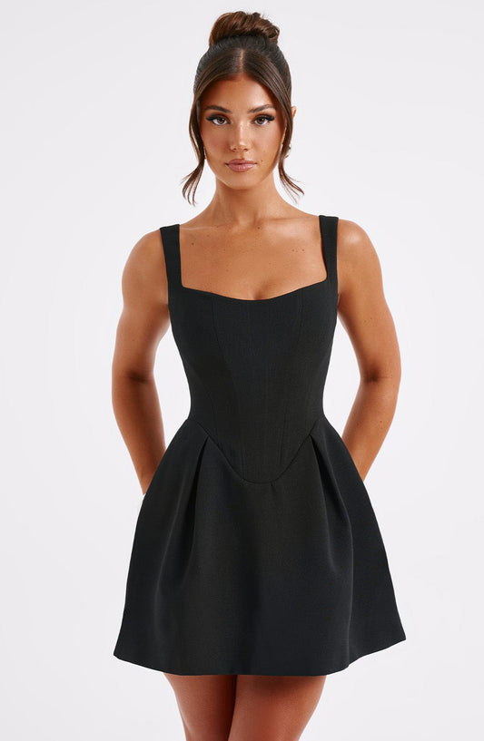 Vestido Mini Janiyah - Negro