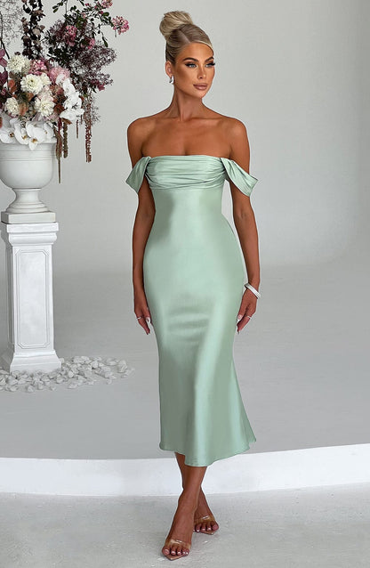 Vestido Midi Jennifer - Menta