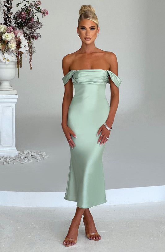 Vestido Midi Jennifer - Menta