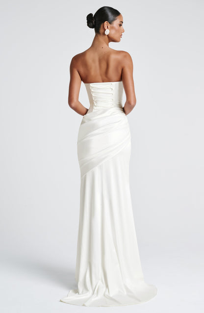 Vestido Maxi Kensington - Marfil