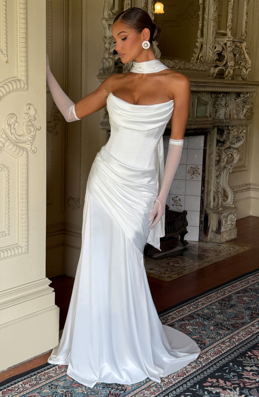 Vestido Maxi Kensington - Marfil