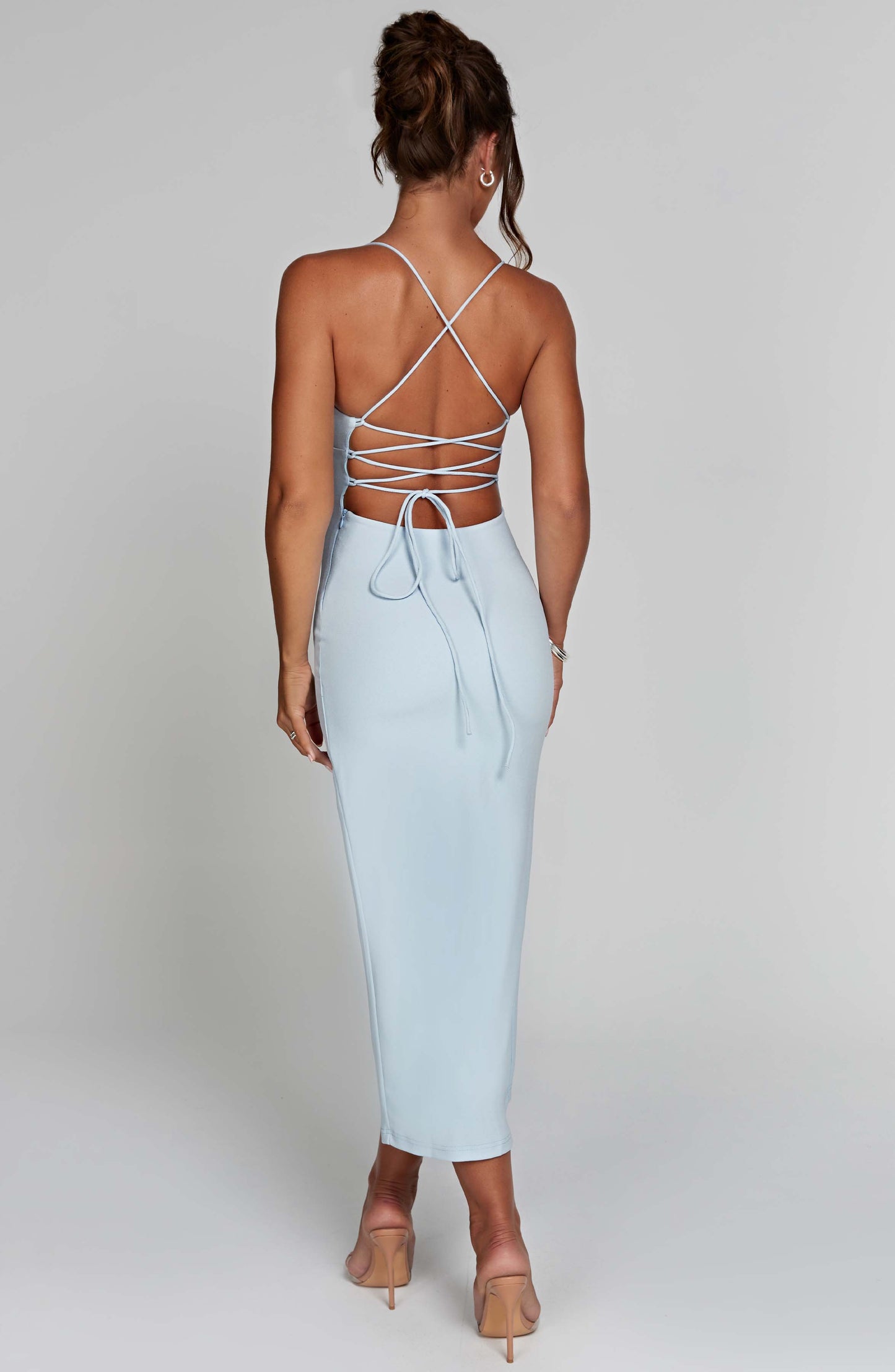 Vestido Midi Kiana - Azul Bebé