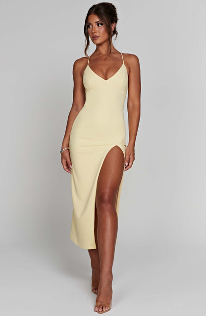 Vestido Midi Kiana - Limón