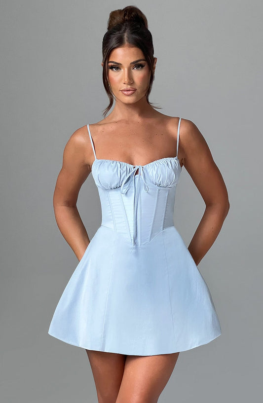 Vestido Mini Lacey - Azul