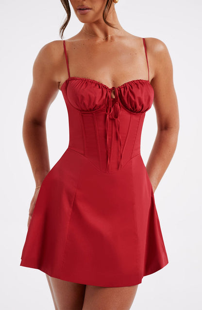 Vestido Mini Lacey - Rojo