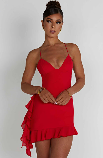 Vestido Mini Larosa - Rojo
