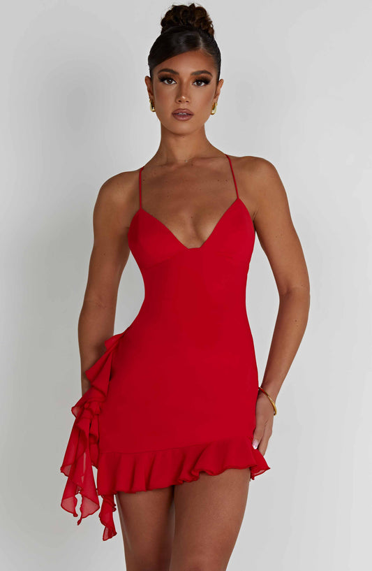 Vestido Mini Larosa - Rojo