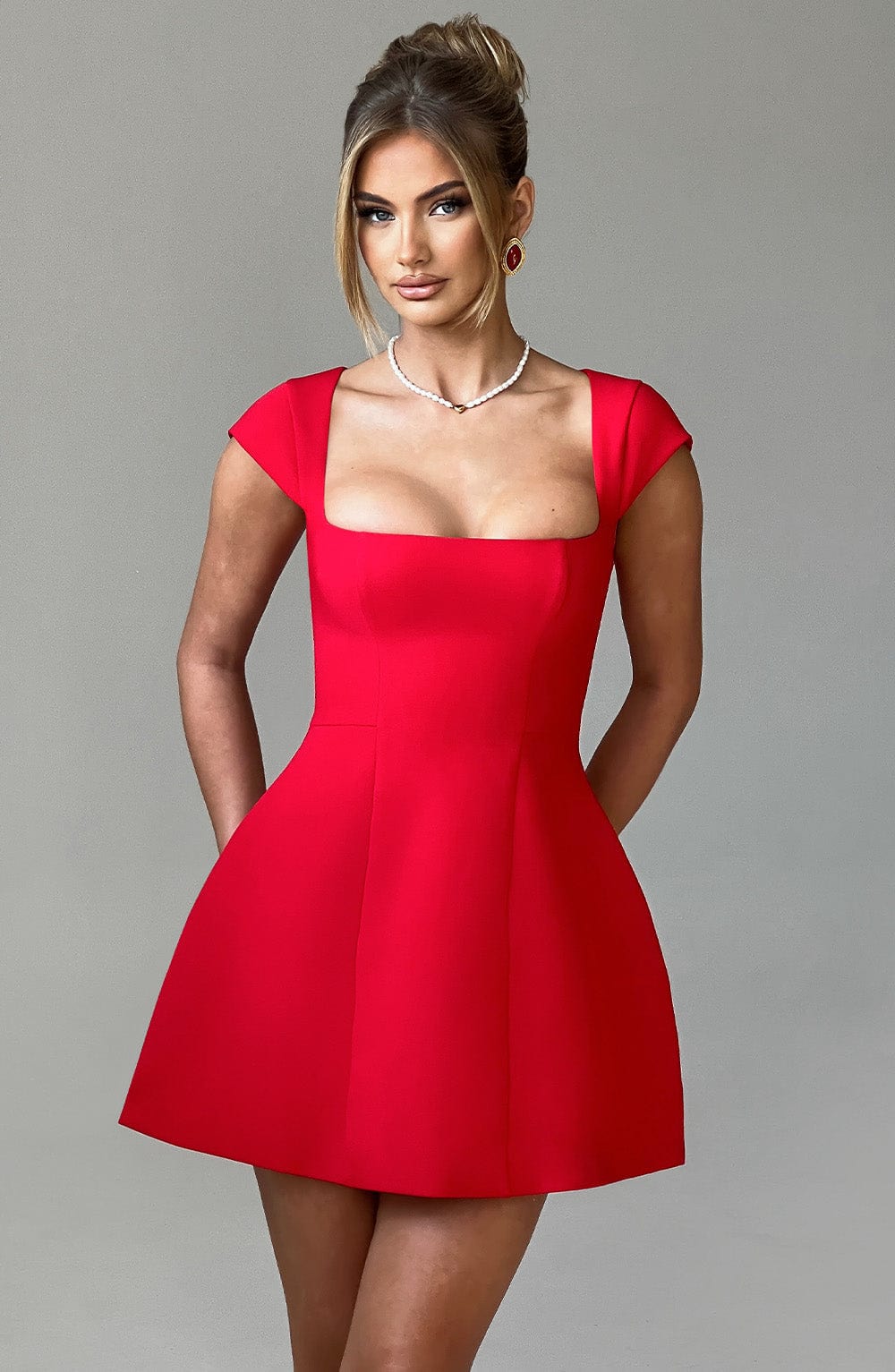 Vestido Mini Lena - Rojo