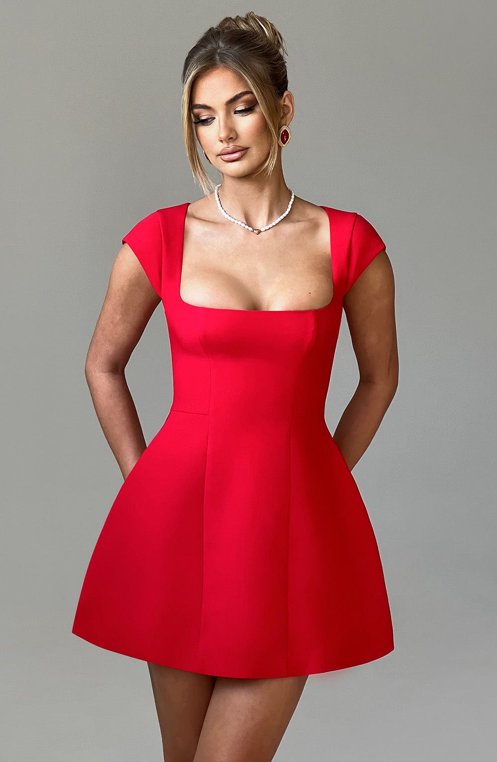Vestido Mini Lena - Rojo