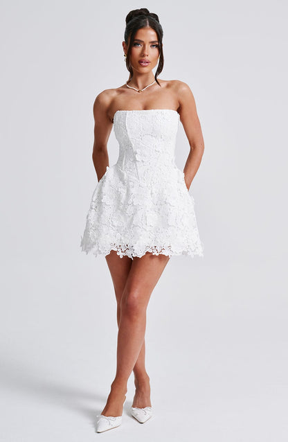 Vestido Mini Leona - Marfil