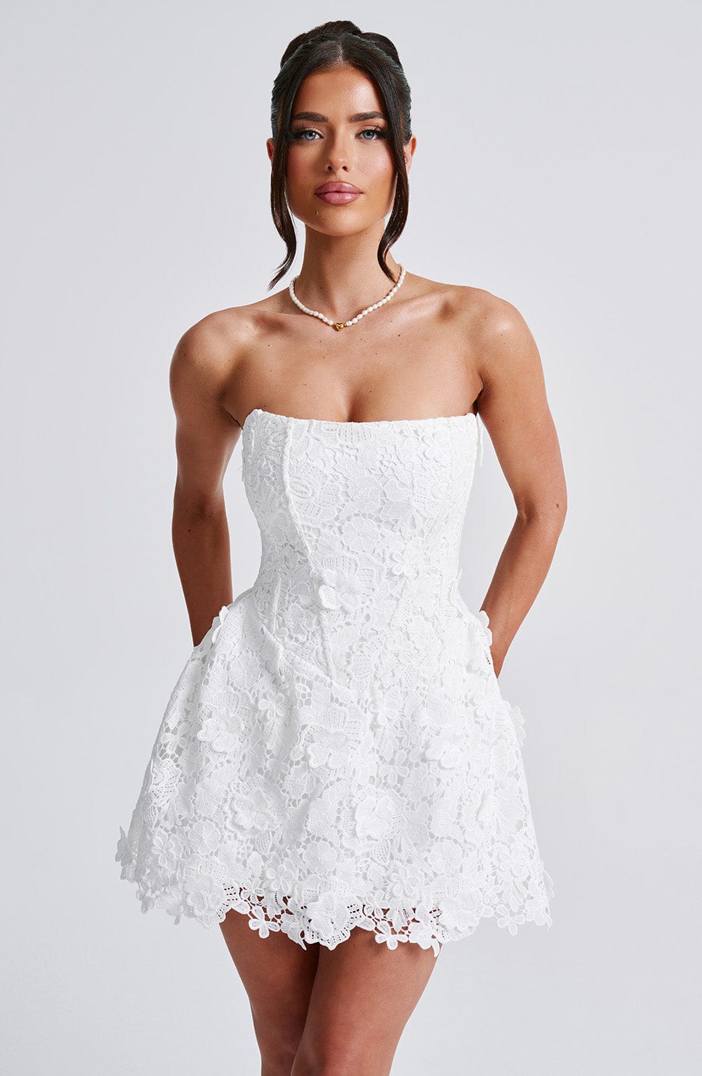 Vestido Mini Leona - Marfil