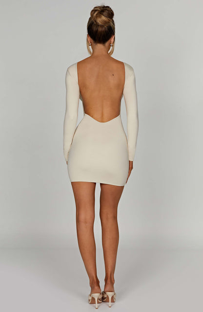Vestido Mini Liana - Crema