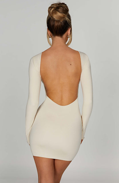 Vestido Mini Liana - Crema