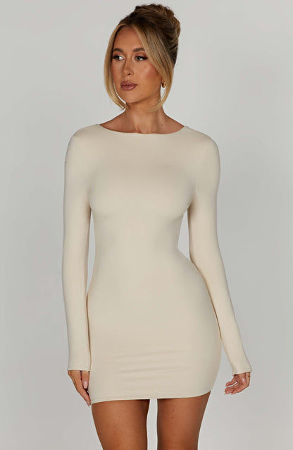 Vestido Mini Liana - Crema
