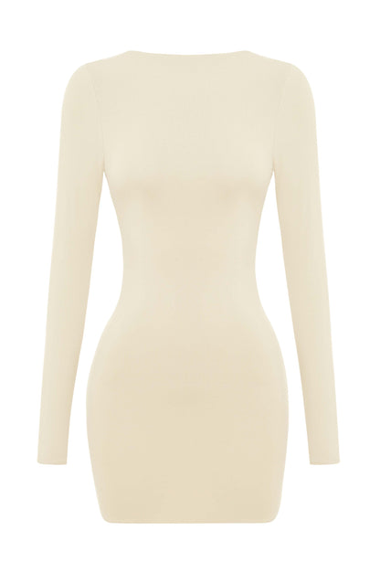 Vestido Mini Liana - Crema