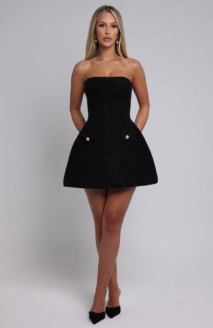 Vestido Mini Lottie - Negro