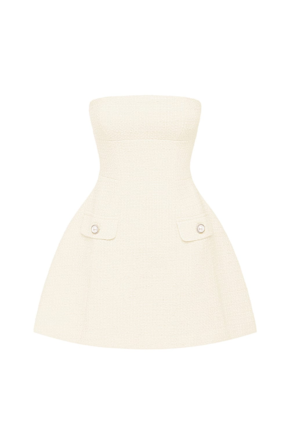 Vestido Mini Lottie - Marfil