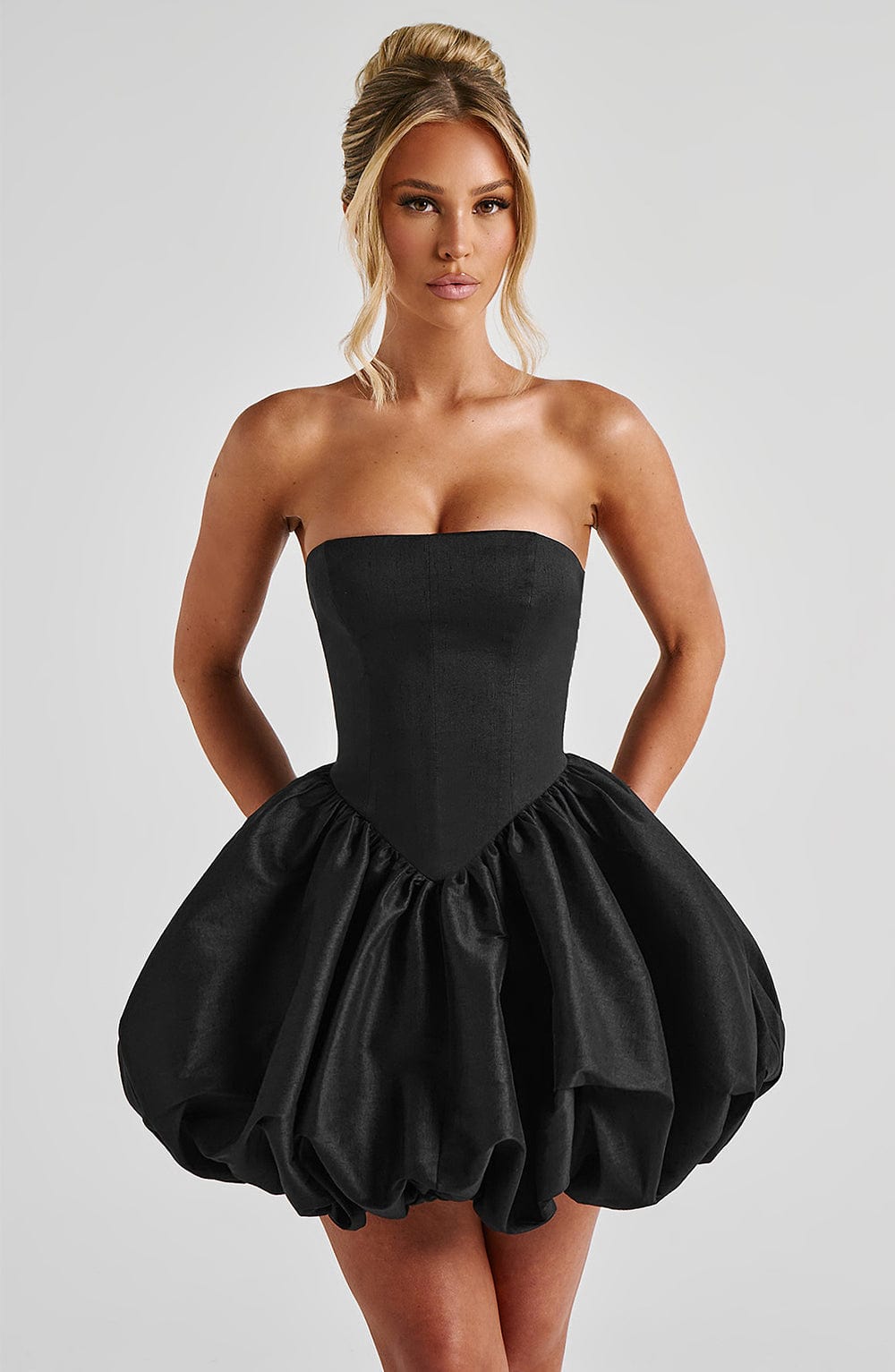 Vestido Mini Lotus - Negro