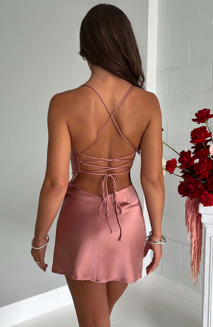 Vestido Mini Mae - Rosa