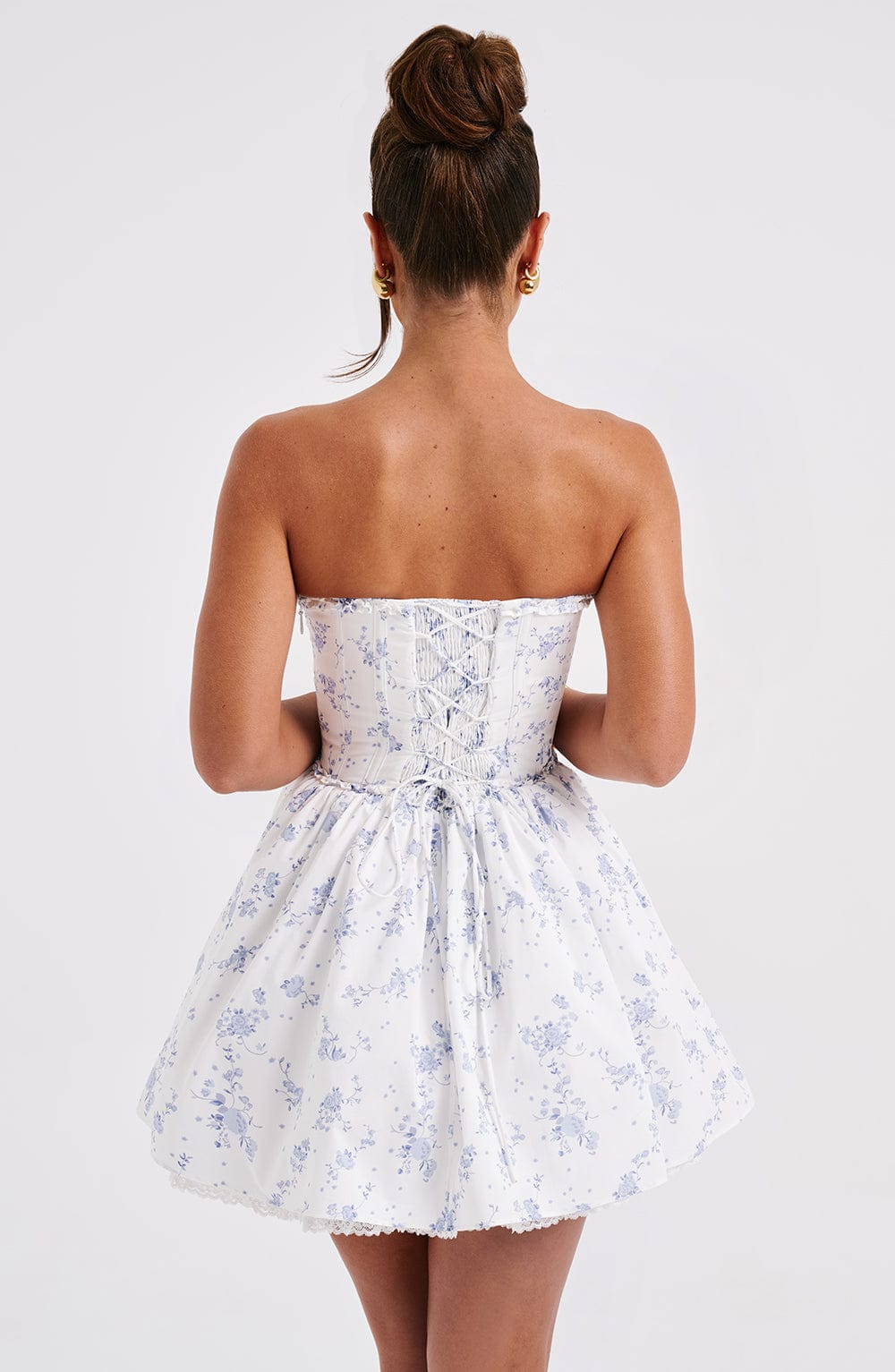 Vestido Mini Maeve - Estampado Ditsy Azul