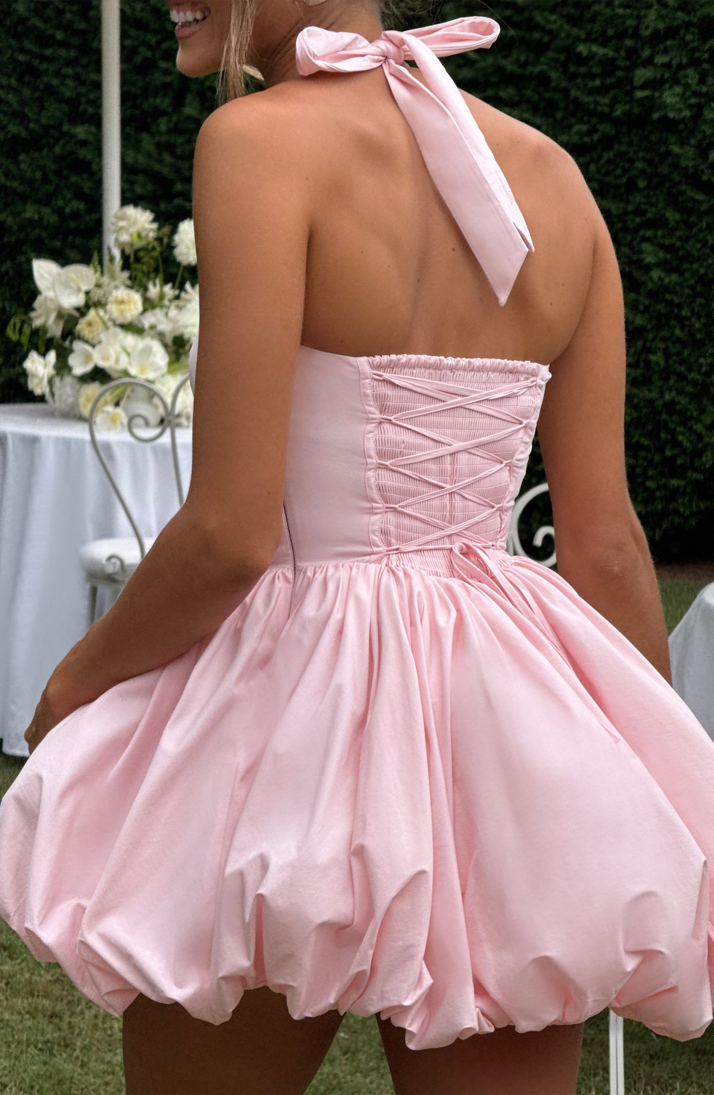 Vestido Mini Maricia - Rosa Empolvado