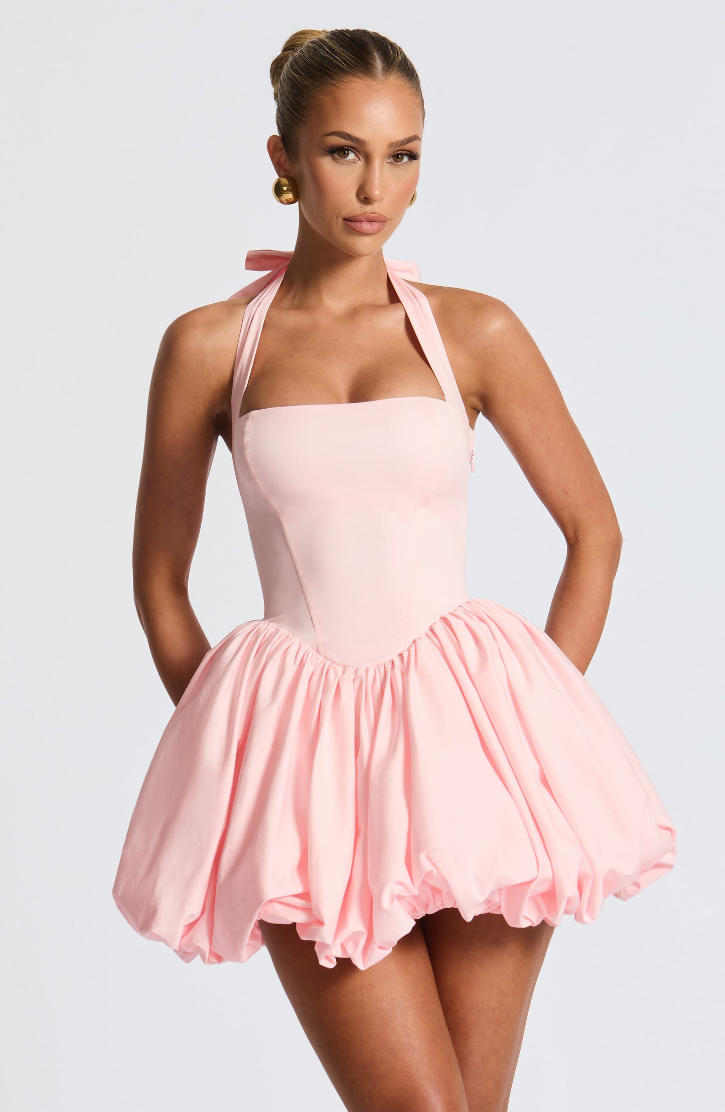 Vestido Mini Maricia - Rosa Empolvado