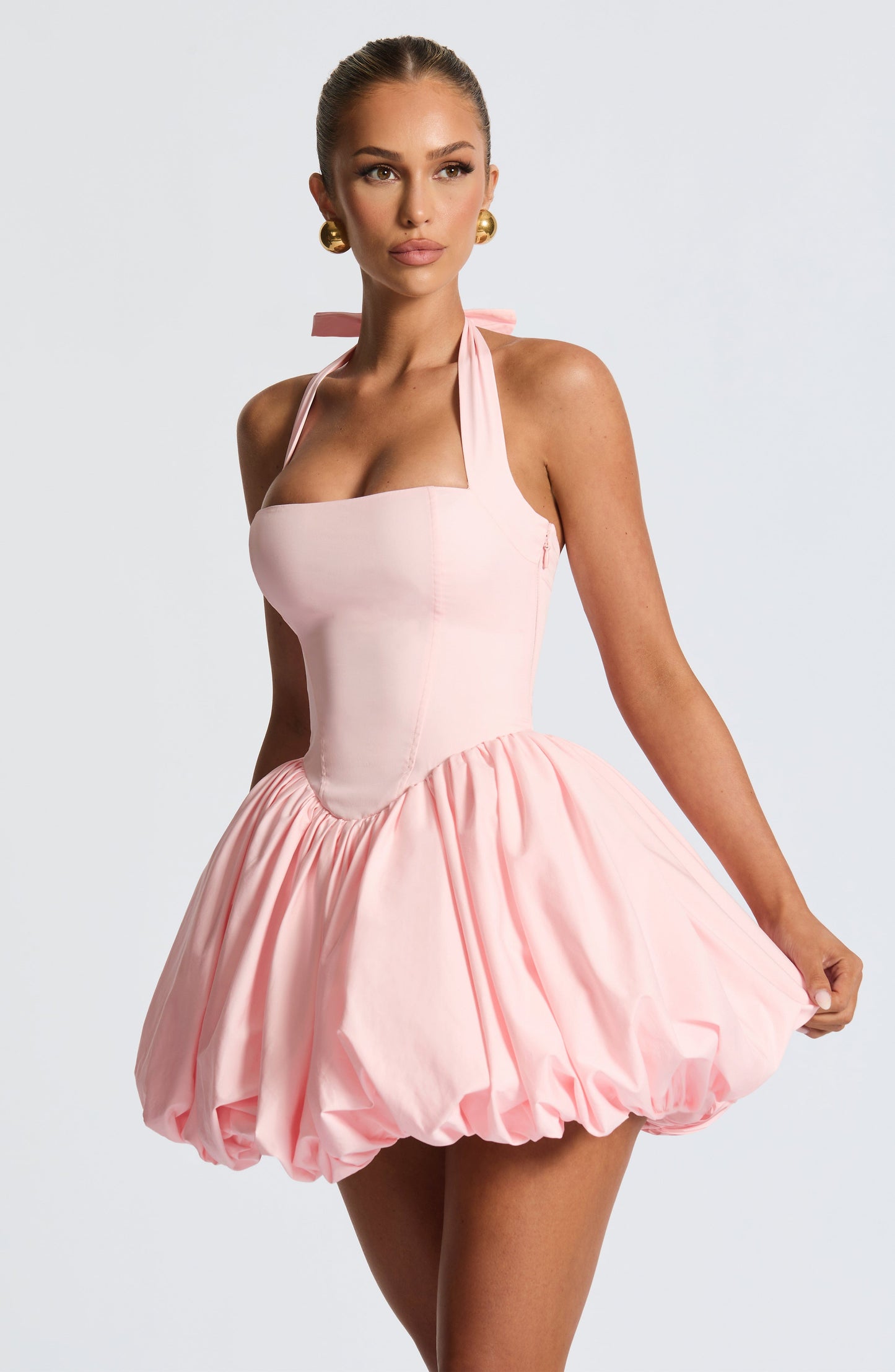 Vestido Mini Maricia - Rosa Empolvado