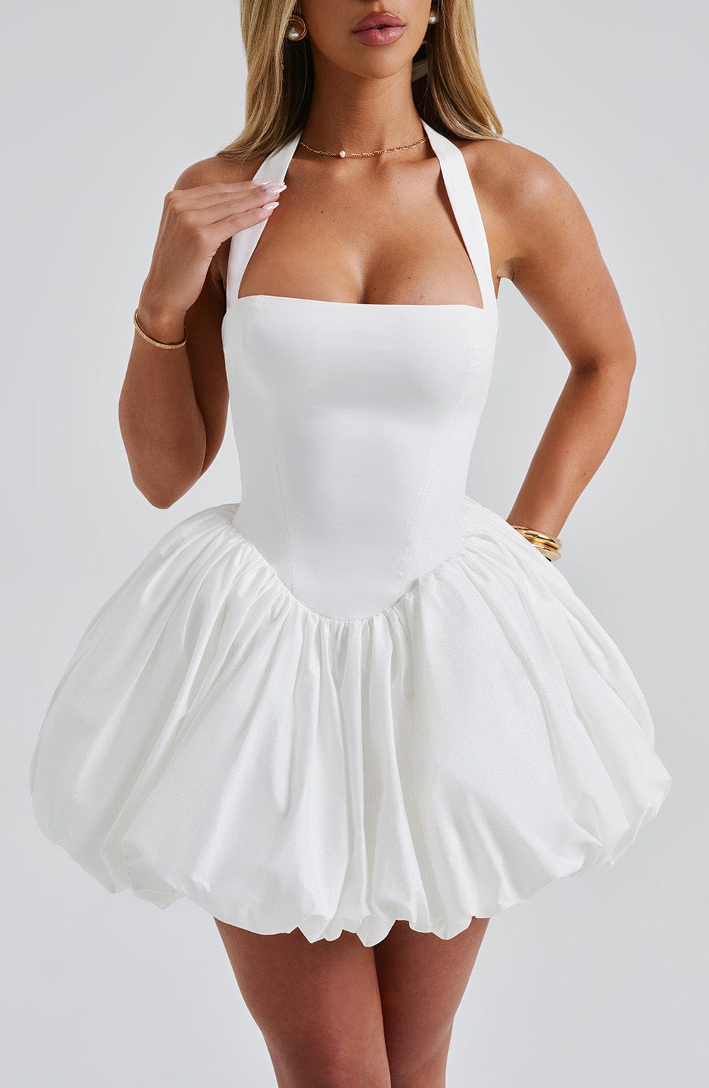 Vestido Mini Maricia - Marfil