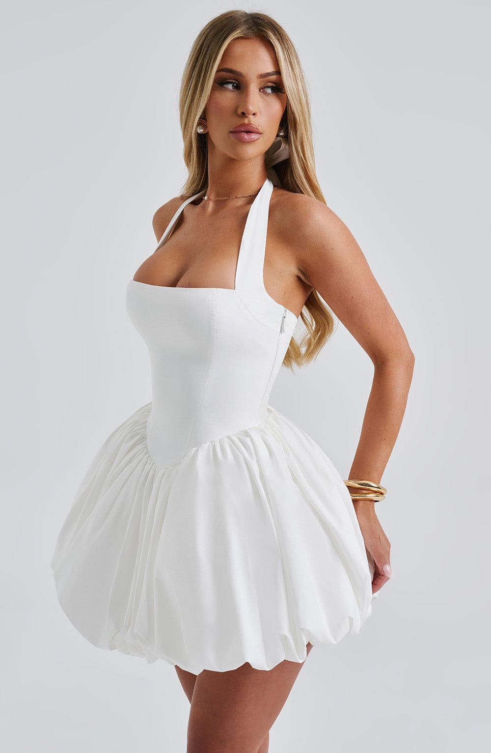 Vestido Mini Maricia - Marfil