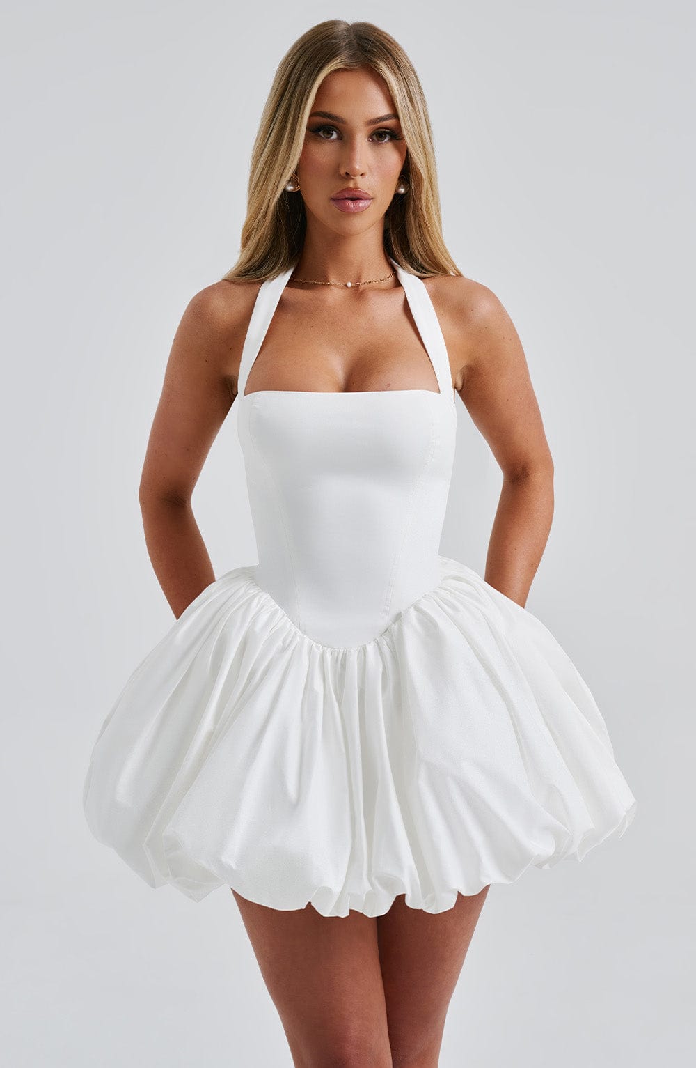 Vestido Mini Maricia - Marfil