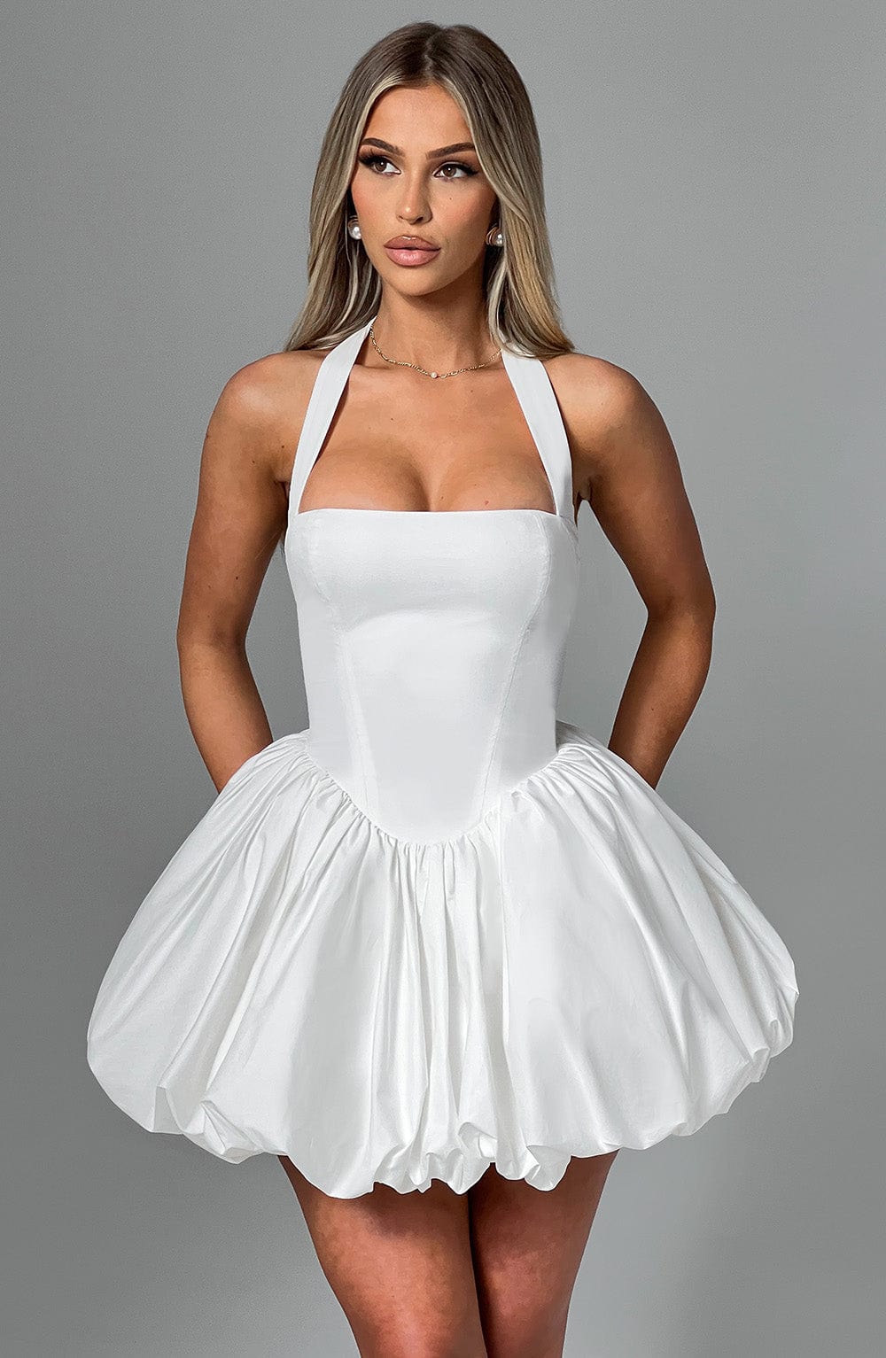 Vestido Mini Maricia - Marfil
