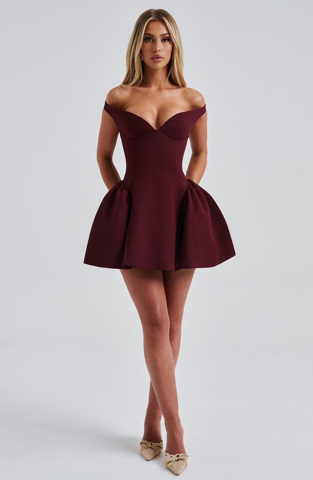 Vestido Mini Marla - Laca Cereza