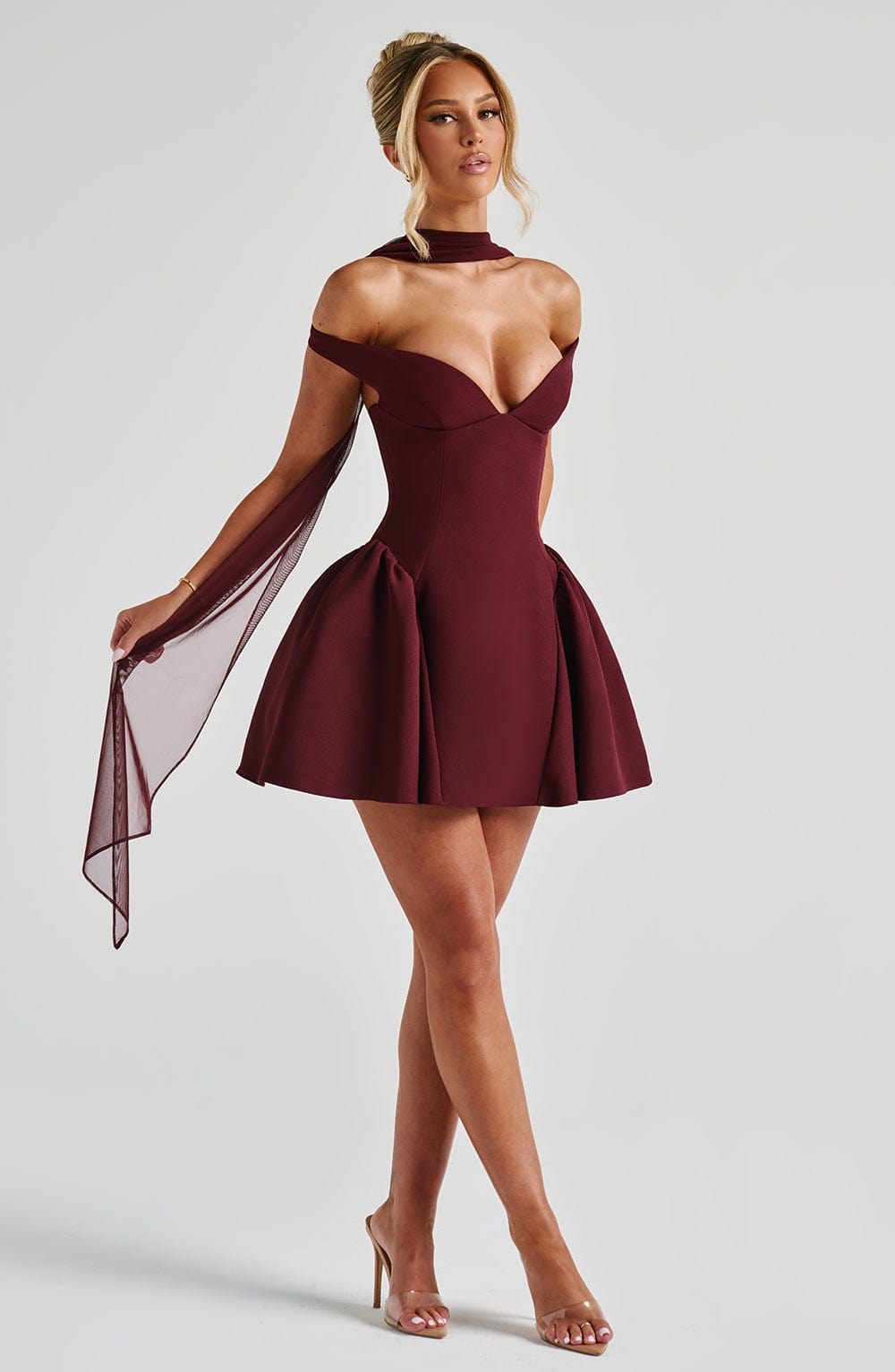 Vestido Mini Marla - Laca Cereza