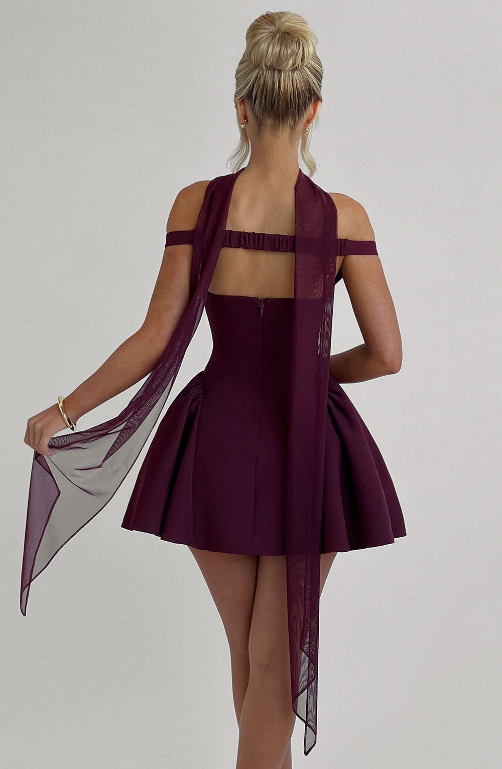 Vestido Mini Marla - Laca Cereza