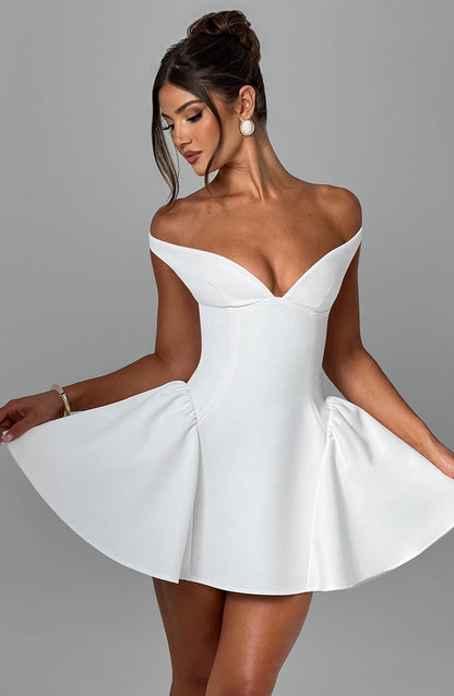 Vestido Mini Marla - Marfil