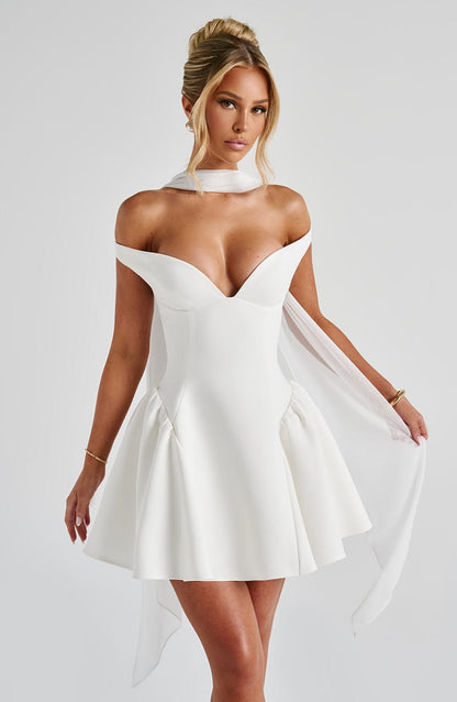 Vestido Mini Marla - Marfil