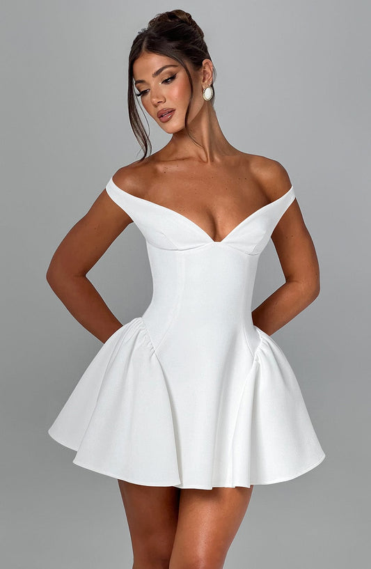 Vestido Mini Marla - Marfil