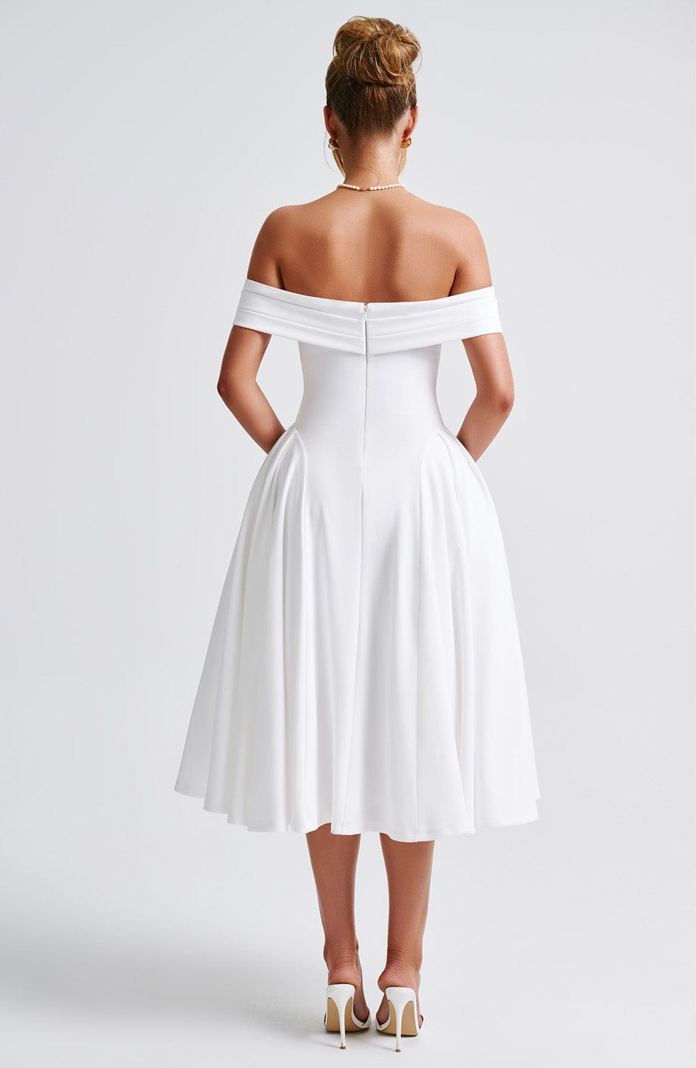 Vestido Midi Miranda - Marfil