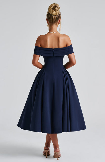 Vestido Midi Miranda - Marino