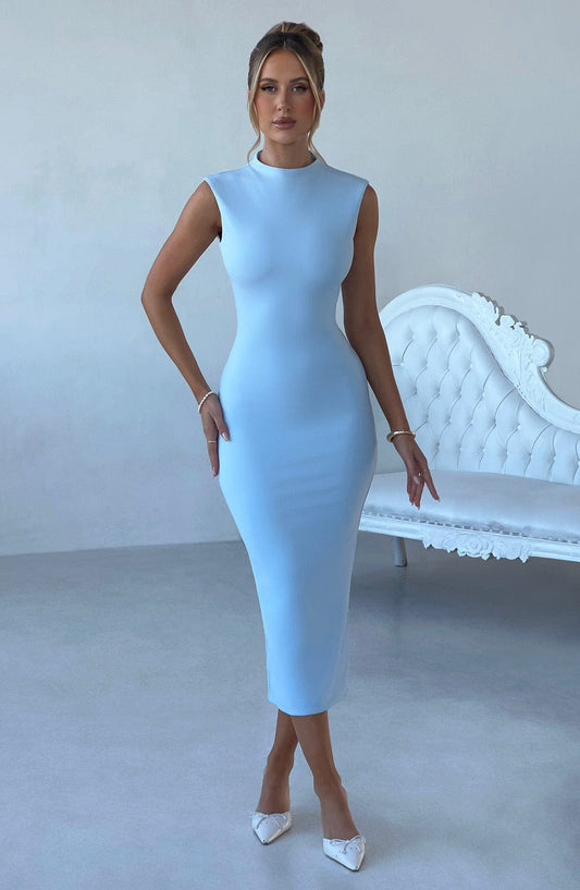 Vestido Midi Moira - Azul