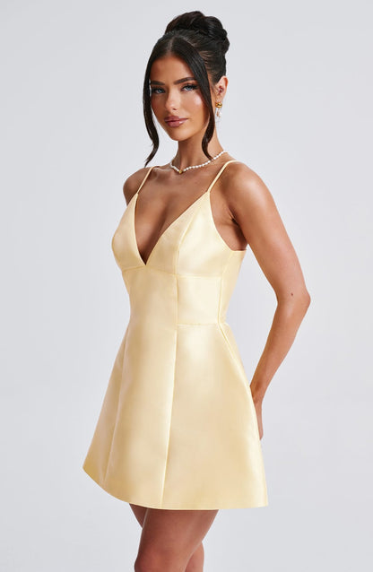 Vestido Mini Nicole - Limón
