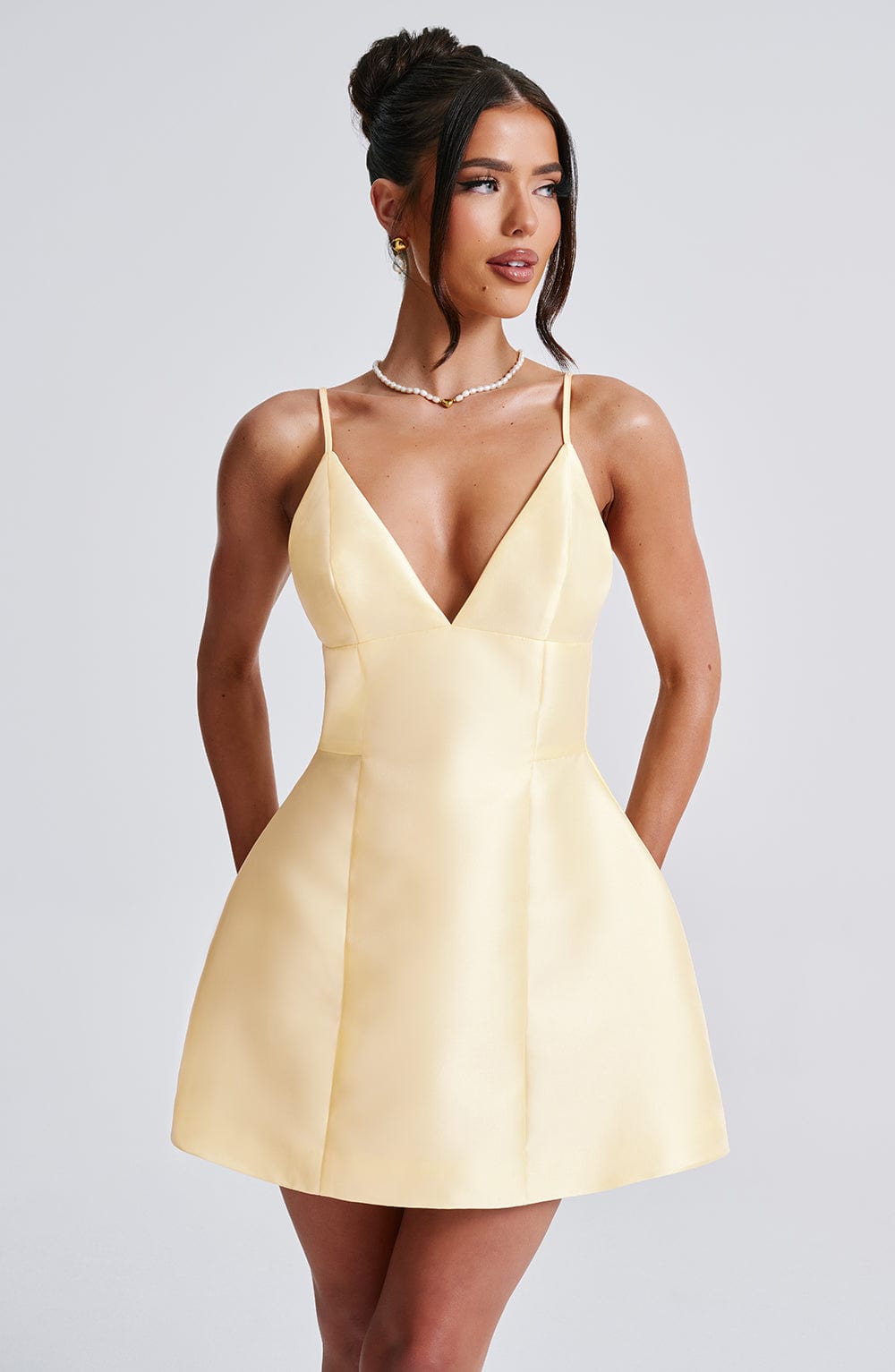 Vestido Mini Nicole - Limón