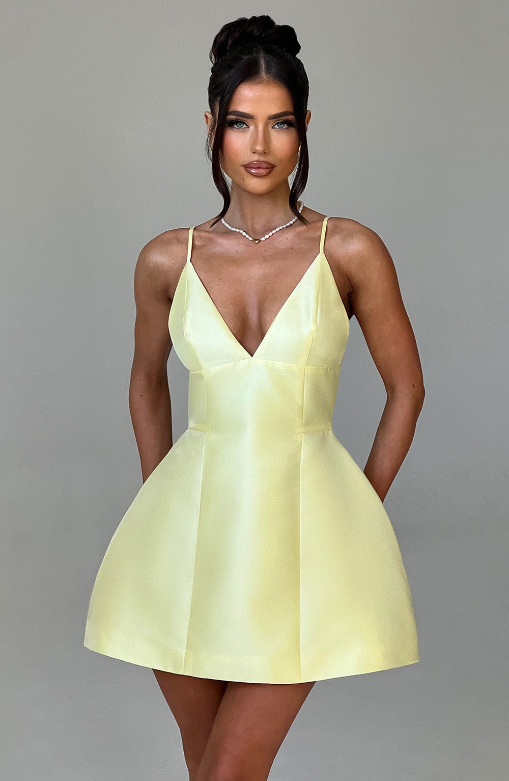 Vestido Mini Nicole - Limón