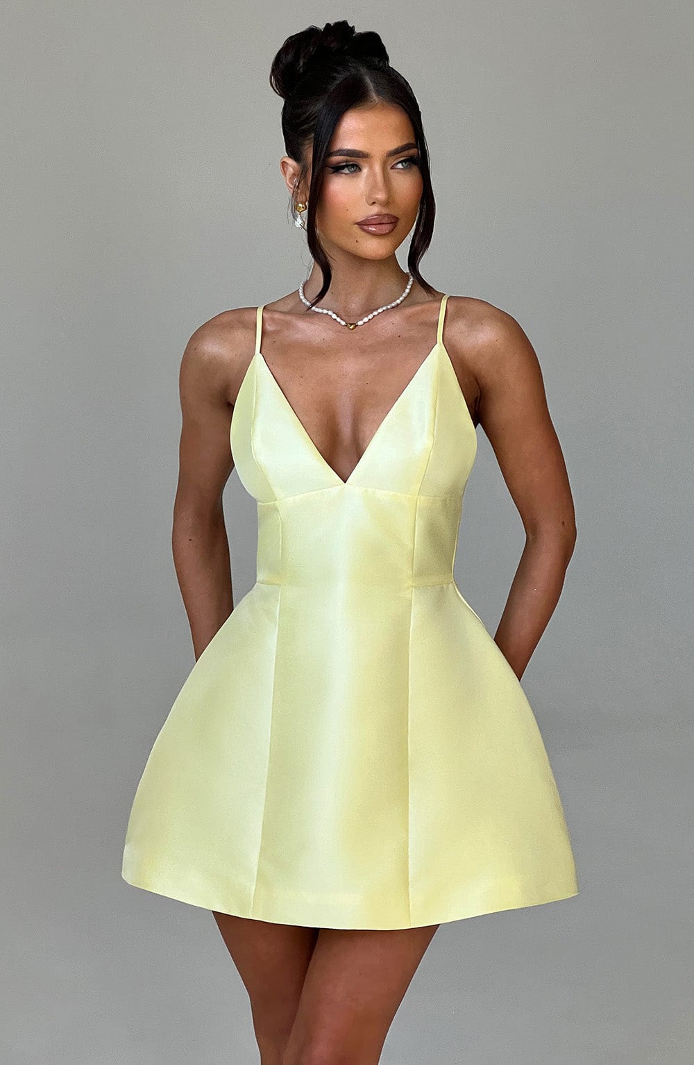 Vestido Mini Nicole - Limón