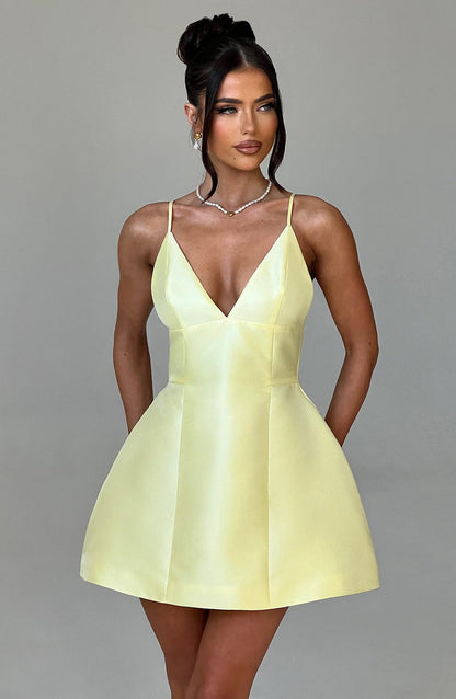 Vestido Mini Nicole - Limón