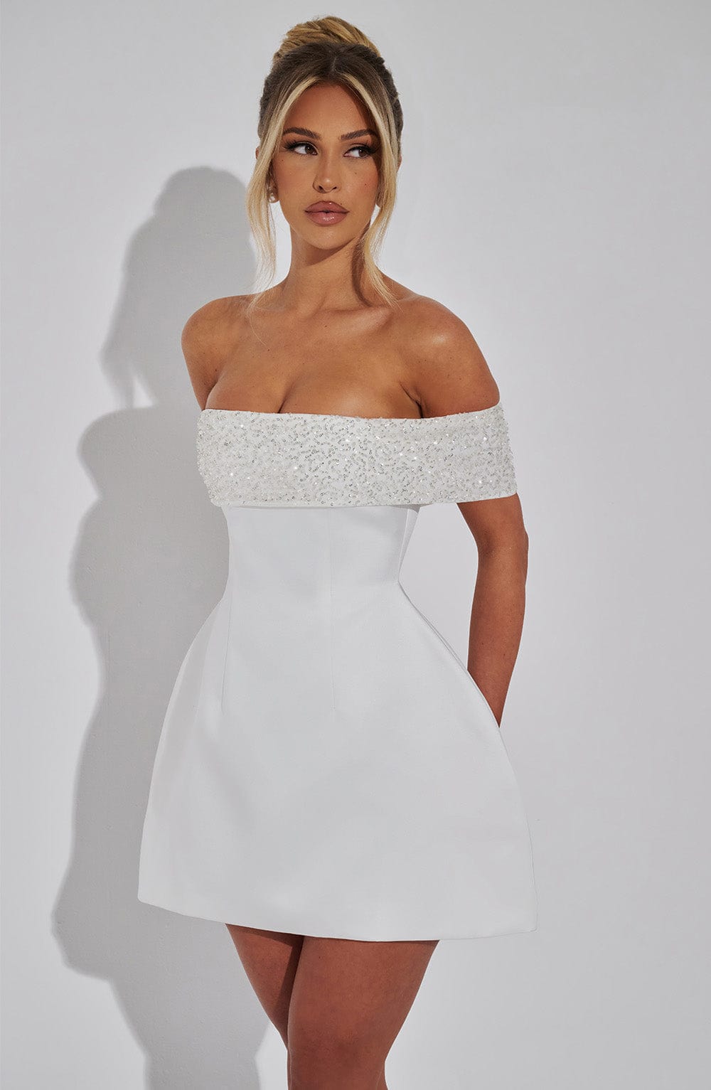Vestido Mini Noelle - Marfil